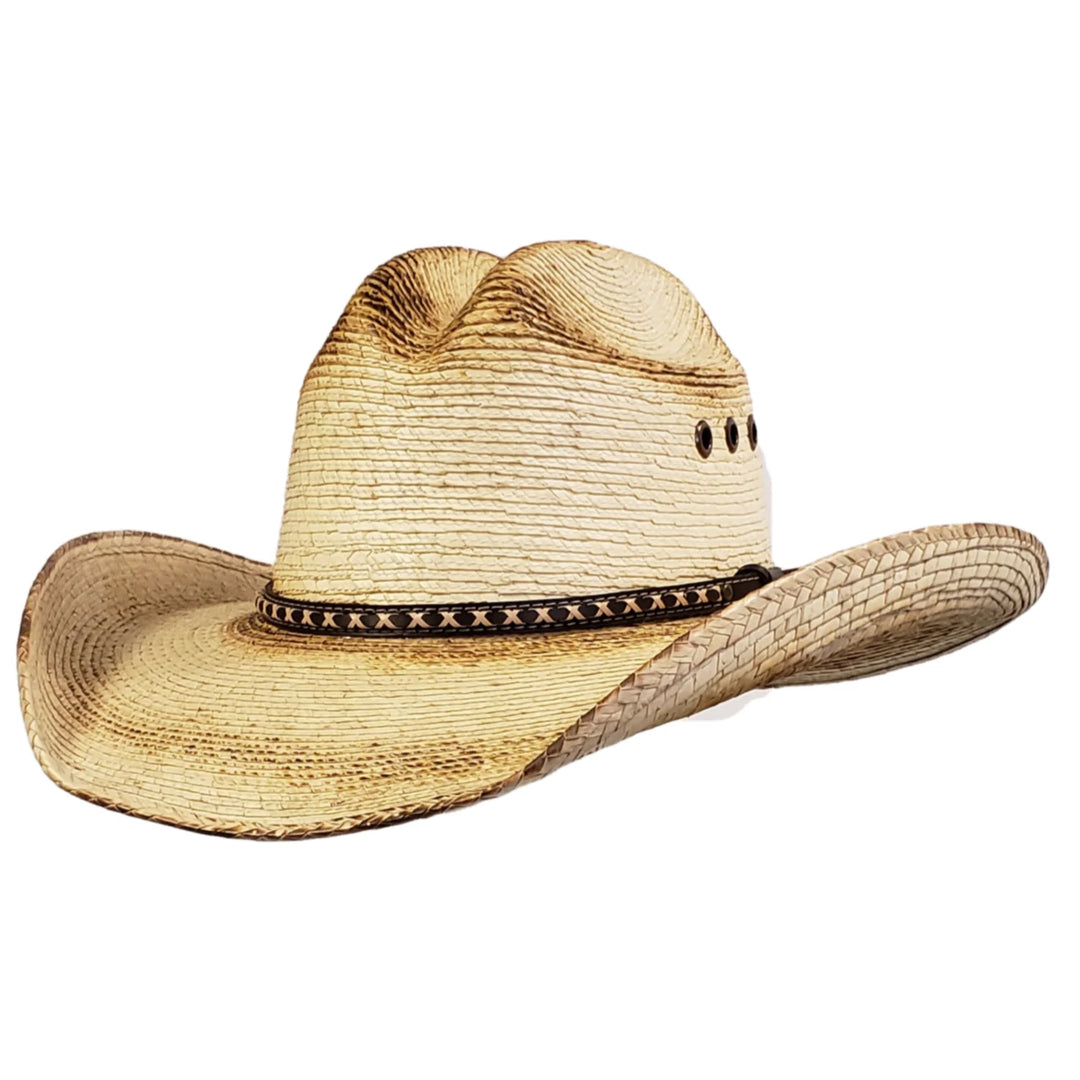 Cattleman in Palm Straw Hat