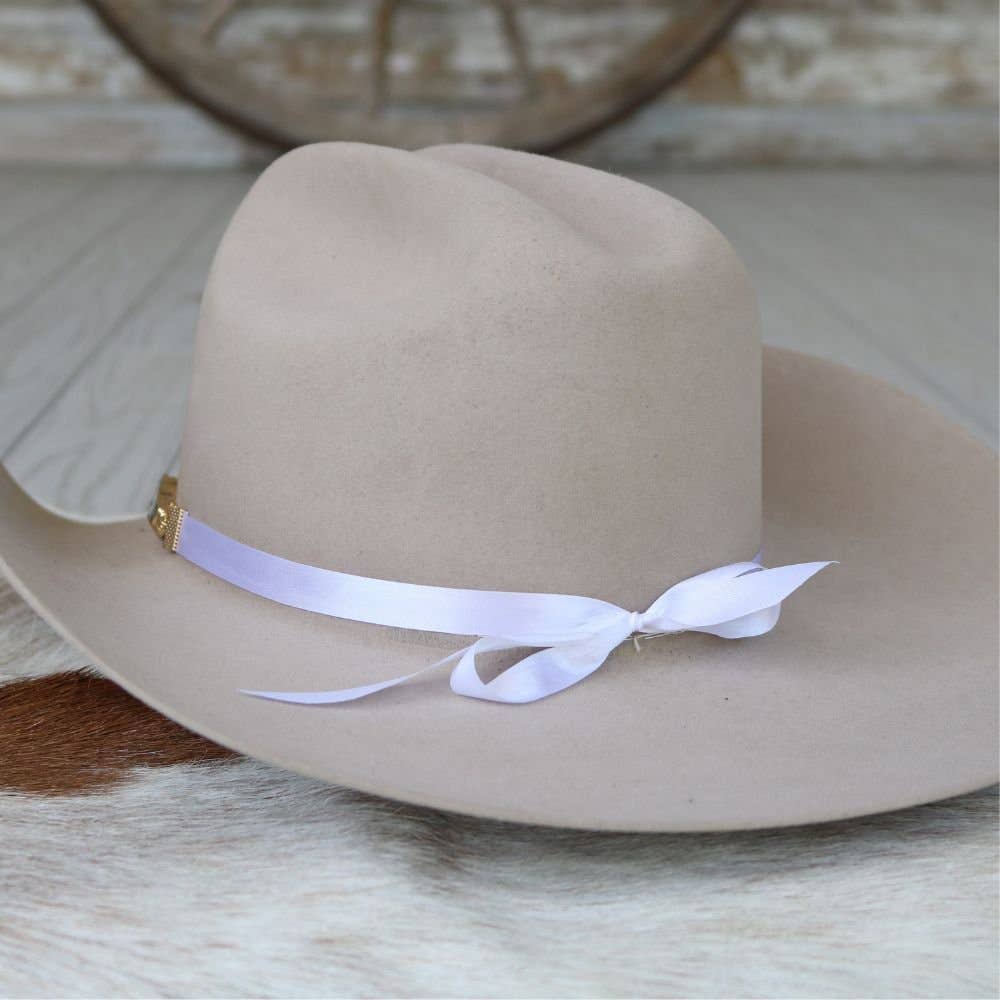 Geode Slice Black Hat Band – Reece: Black Agate Geode Stone Hat Band – Reece