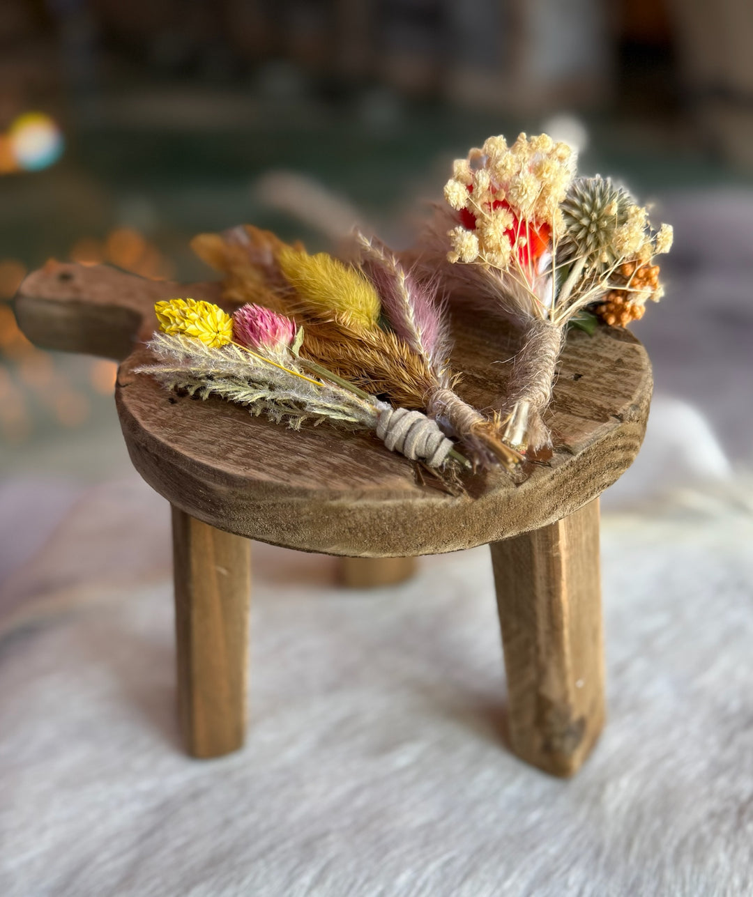 Fall dried feather bundle - Pre-bundled