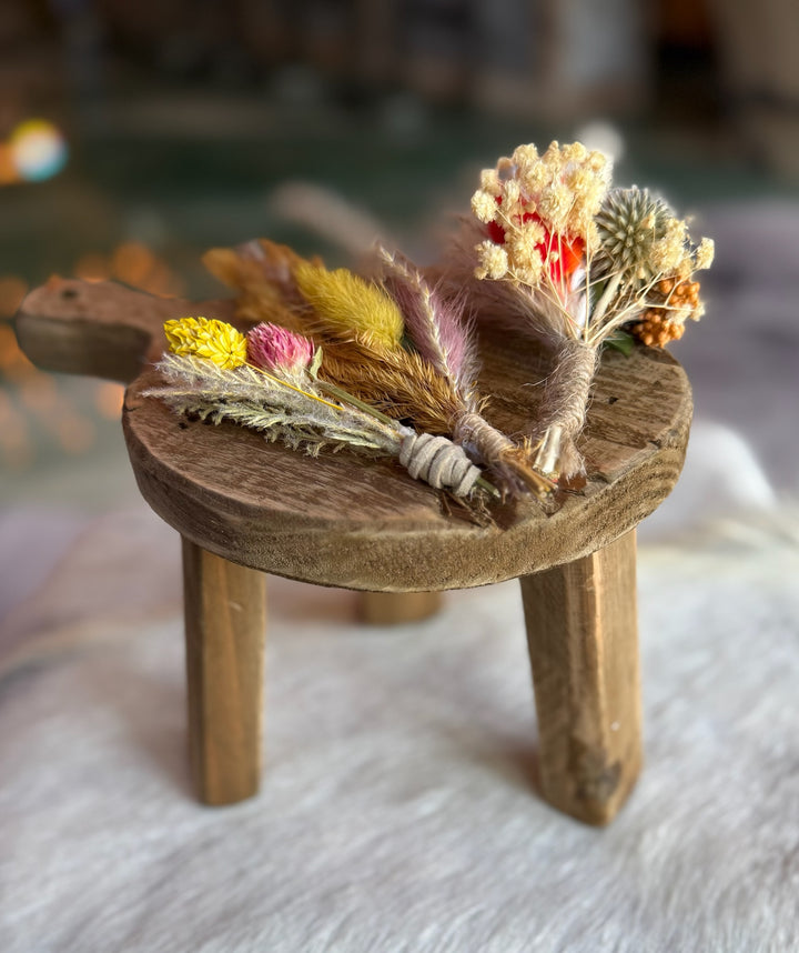 Fall dried feather bundle - Pre-bundled