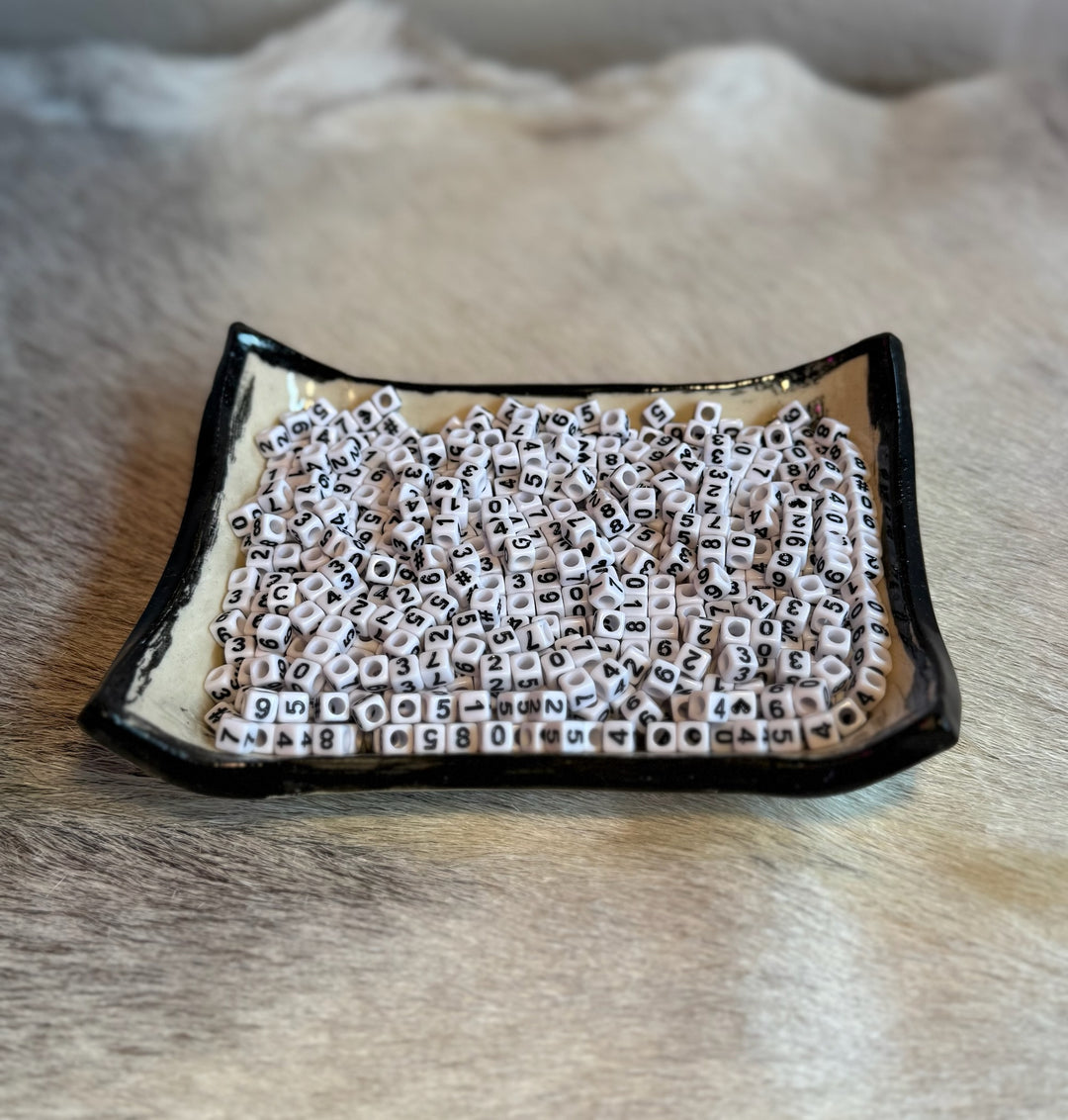Letter beads 10 for