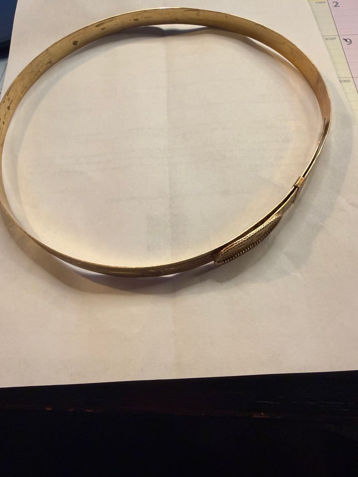 Engraved Metal Hat Band 1/2" with Buckle