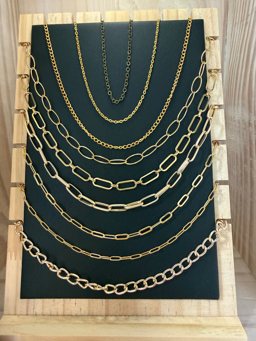 Plain Gold & Silver Chain