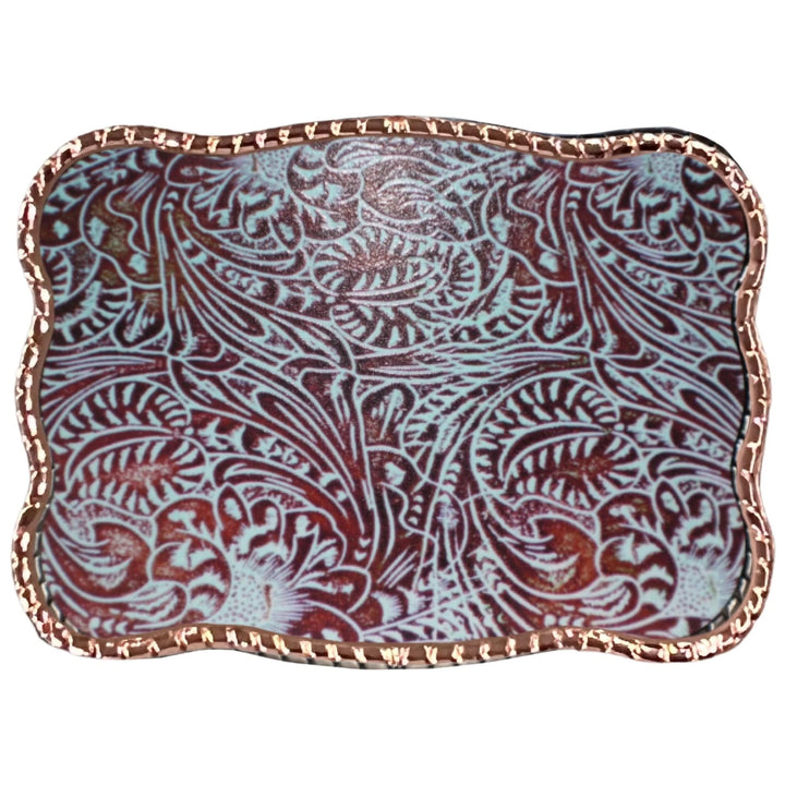 Turquoise Design 2 Wallet Buckle