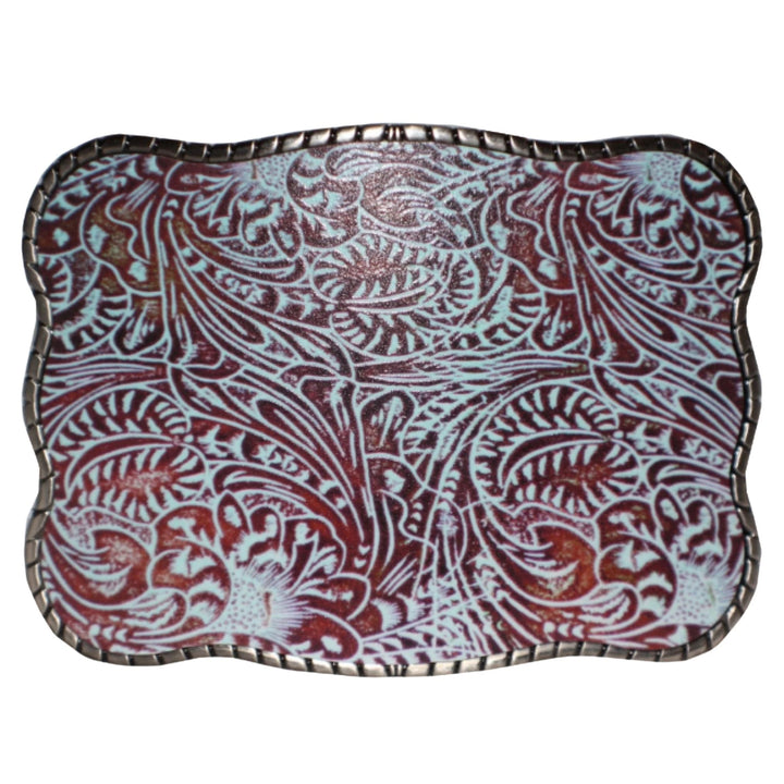 Turquoise Design 2 Wallet Buckle