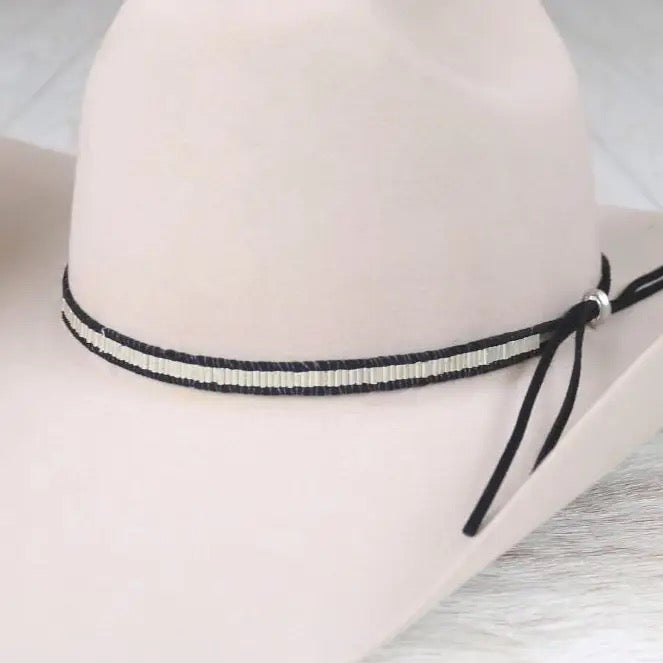 Lane Stitch Beaded Hat Band